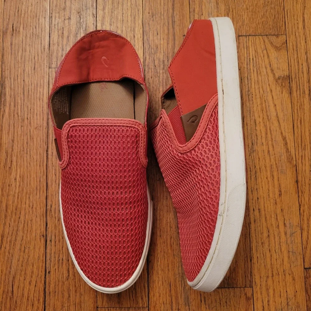 OluKai 10 Slip‎ On Coral Mesh Breathable Convertible Drop In Heel PEHUEA Coastal